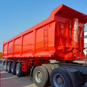 3 Axes 4 Axes 5 Axes Dump Truck Semi Trailer Hydraulic Back Tip U-Bucket Trailer