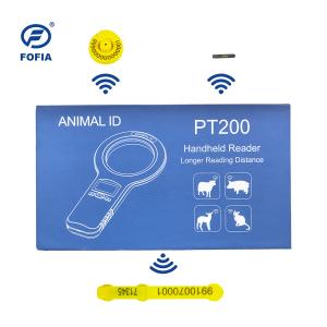 24/7 OLED White Animal Microchip Scanner With Built-In Buzzer Rfid Reader