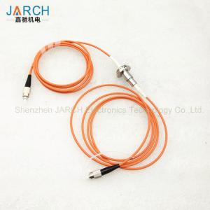 Stainless Steel Fiber Optic Rotary Joint 500rpm for single mode and multi mode