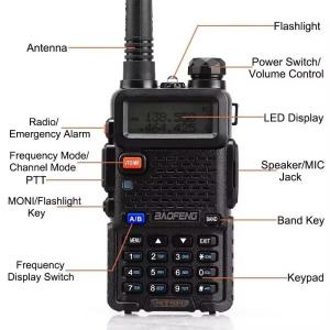 Digital Two Way Radio Baofeng Baofeng RT-5R Dual Band Headset Computer