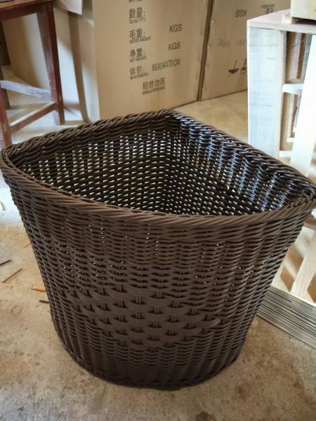 Quality PP Plastic Laundry Basket Dirty Clothes Basket Portable Toys Debris Snack Storage rolling woven grey wicker laundry wholesale