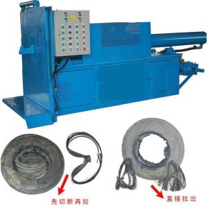 LS-1600 OTR Tires Debeader Singe Hook Bead Wire Remover For Waste Tire Recycling