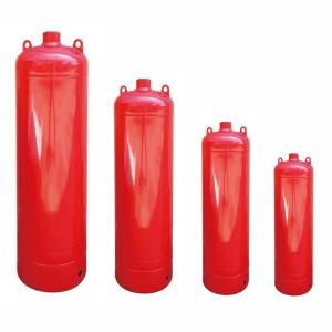 Easy Installation Red Gaseous Fire Cylinder New 40-180L Capacity 280-400mm