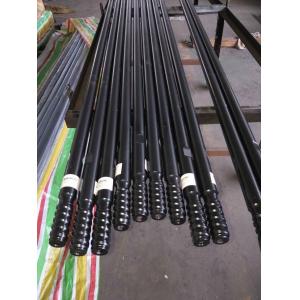 Threaded Drill Extension Rod T45 Thread For Bench Drilling / Long Hole Drilling