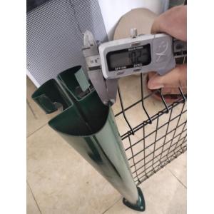 Cheap PVC Coated Frame Finishing and 3D Curved Wire Mesh Fence for sale