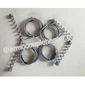 Hot Runner Coil Heater with Brass Nozzle in metal mesh lead wire For Plastic