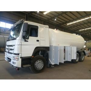 Durable Sinotruk Howo LPG Tanker Truck 10MT Bobtail With Dispenser High Capacity