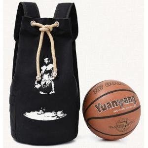 Large Capacity Waterproof Canvas Drawstring Bucket Backpack