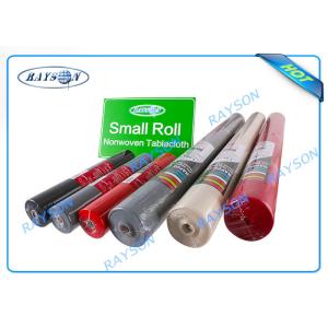Environmental Friendly 45gr Small Roll Non Disposable Tablecloths With Printing