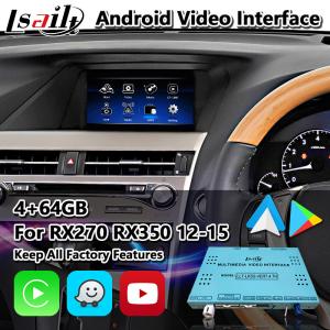 Cheap Lsailt Android Carplay Video Interface for Lexus RX270 RX350 RX450h RX Mouse Control 2012-2015 for sale
