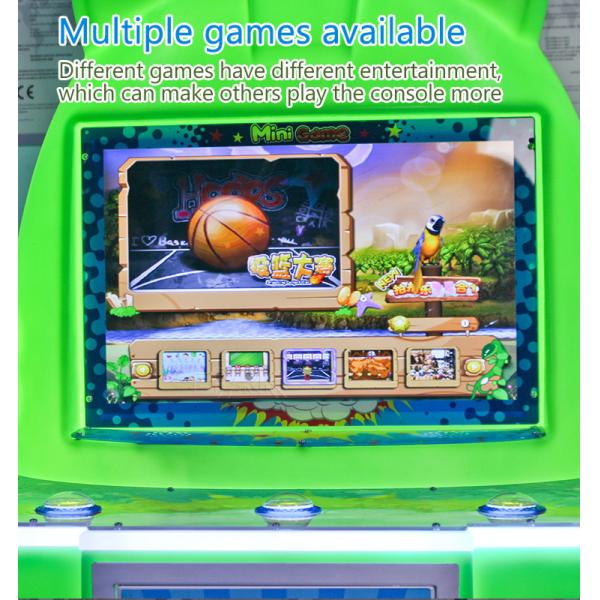 Mini Pat Music Kids Video Game Machine Coin Pusher Capsule Toy Game Machine