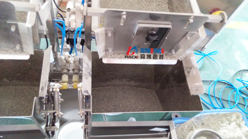 Tub filling and packing machine Two head weigher Bottle filling line 2.5L -10L