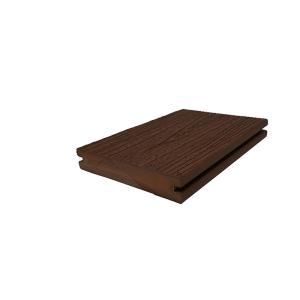 Foamed PVC Co-Extruded ASA Coating Grooved Decking for Home Improvements at a