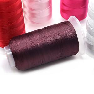 China 115G Weight Durable Polyester Sewing Thread for Leather Crafting 0.15-0.32mm Diameter on sale
