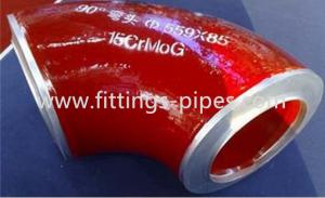 Cheap Alloy Seamless Steel Pipe Elbow Fitting 20MnG 18inch 26T High Pressure Boiler Pipe for sale