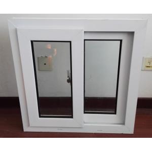 Fast White PVC Sliding Window In Open Type Horizontal Sliding