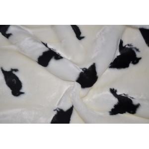 Cheap Flannel Fleece Fabric Cotton Polyester 150cm Patterned 565gsm for sale