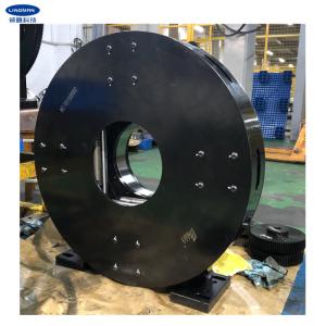 G800J-355 Simple Pneumatic Chuck Lathe Chuck With Reducer Mounting Seat