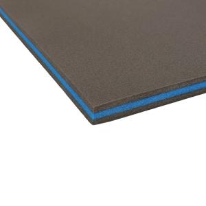 Irradiated cross-linked polyethylene foam underlay sheet