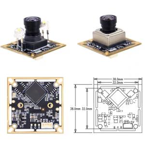 IMX377 12MP USB Camera Module FF Dual Mic M12 Mini Camera Module High Sensitivit