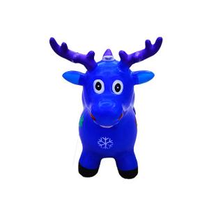 China Musical Bouncing Animal Space Hopper Inflatable PVC Toy Bouncer For Kids on sale