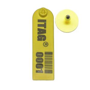 RFID sheep cattle ear tag,RFID ear tag,UHF ear tag,96*27mm,barcode ear tag