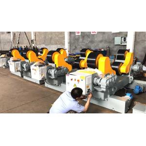 China 500 - 3500 Mm Tank 20T Pipe Welding Rollers With Motorized Moving Wheels on sale