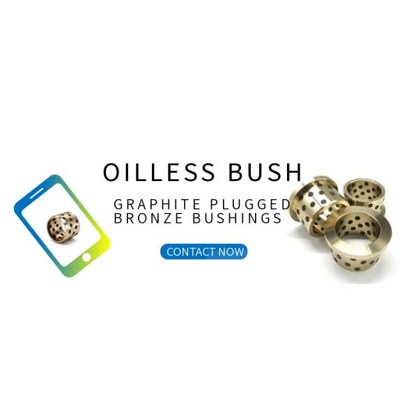 oilless bush graphite plugged bushings