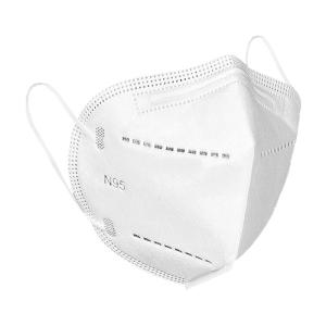 Comfortable FFP2 Respirator Mask Vertical Fold Flat Antivirus N95 Disposable