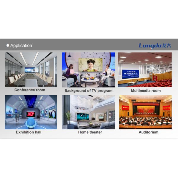 Ultrathin Conference Curved Led Display Wall 108in 216in 22.5mm Cabinet