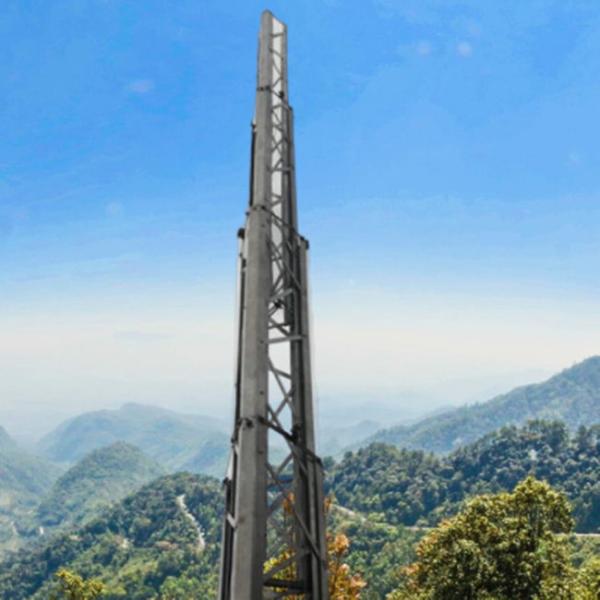 Quality Portable Telescopic 15M 8 Sections Crank Up Mast Tower wholesale