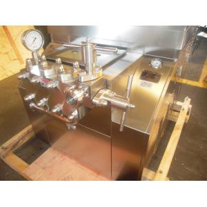 3000l/H Double Stage Juice Homogenizer Manual Operation