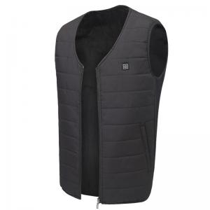 Cheap Polyester Heated Waistcoat Adjustable Women Heated Massage Vest Electric Heating Vest for sale