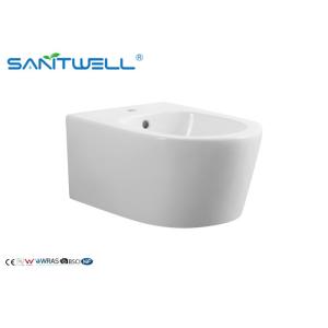 European Bidet White 490*360*360mm SWT331 Ceramic Material 180mm Roughing in