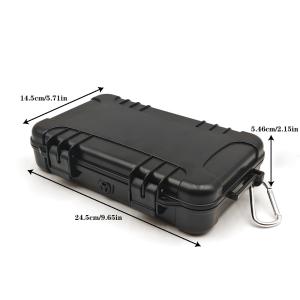 Insulation-Free Plastic Cigar Case with Lock Closure Lightweight