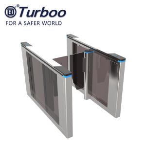 Cheap RFID Access Controller Swing Electronic Turnstile Gates With Anti - Pinch Function for sale
