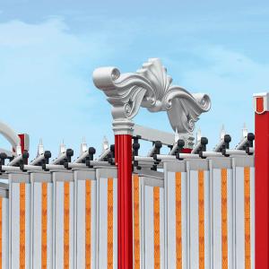 Customize Aluminum Automatic Retractable Gate Motor Barrier Telescopic Sliding