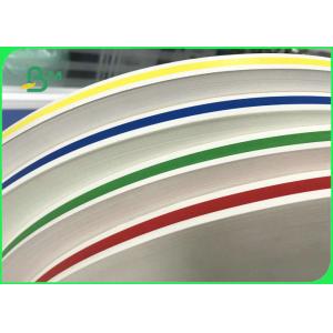 ECO 60GSM Multi - Colored Printed Food Grade Paper Roll For Drinking Straws