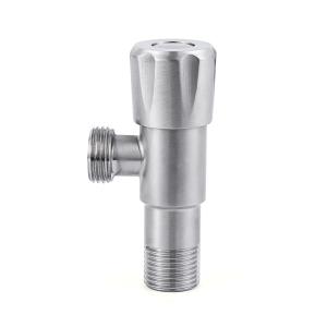 Customized Standard Sanitary Angle Valve 170g Brushed Iron