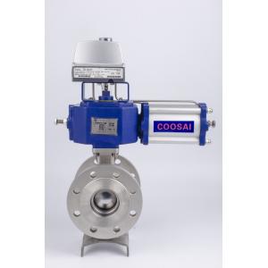 Double Acting Pneumatic Actuator Segment Ball Valve Manufactured by ABC Valve