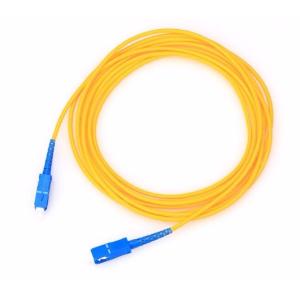 Military FTTH Indoor Fiber Optic Patch Cord Cable With SC UPC Male Connector