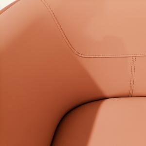 Elegant Curve Dining Chairs With Metal Base 730mm Height Sturdy