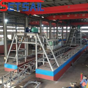 Total Length 24m-38m River Mining Diamond Dredger with Chain Bucket and