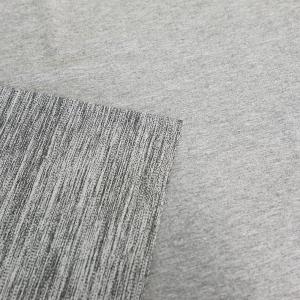 Cationic Plain Single Jersey Fabric Cotton Polyester Combed Stretch