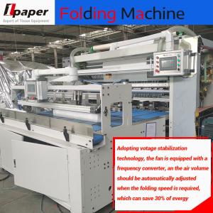 Nonwoven Napkin Paper Embossing Press Folding Machine for Facial Tissue
