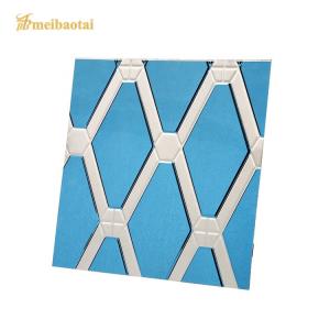 SS201 0.6MM Embossed Stainless Steel Sheet SS Decorative Plate