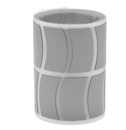 Thermal Heat Reflective Fabric For Clothing Safety Workwear HTV Grey High Visibility