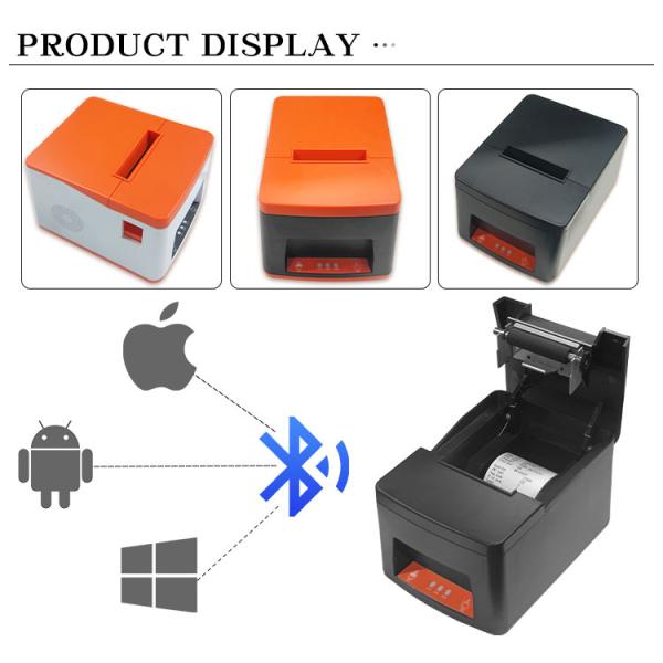 AC Adapter Included 58mm Usb Bluetooth Thermal Printer for Barcode and Receipt Printing