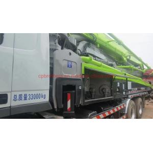 Green 2013 Zoomlion 47m Concrete Pump on Mercedes Benz Renovated Condition Mounted Pump