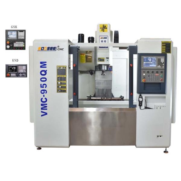 Fully Enclosed Vertical CNC Vertical Machine BT40 Spindle 3 Axis Machining